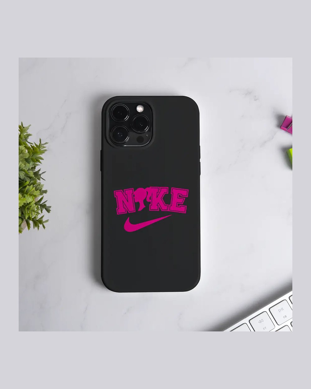 Barbie Nike Siyah Case telefon kılıfı