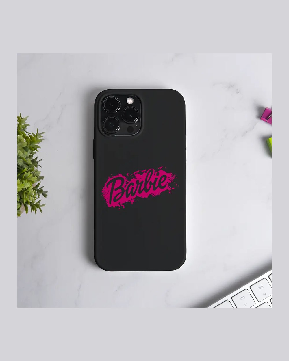 Barbie4 Siyah Case telefon kılıfı