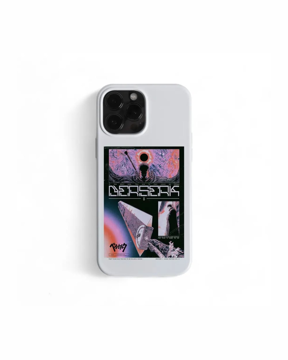 Berserk 6 White Case telefon kılıfı