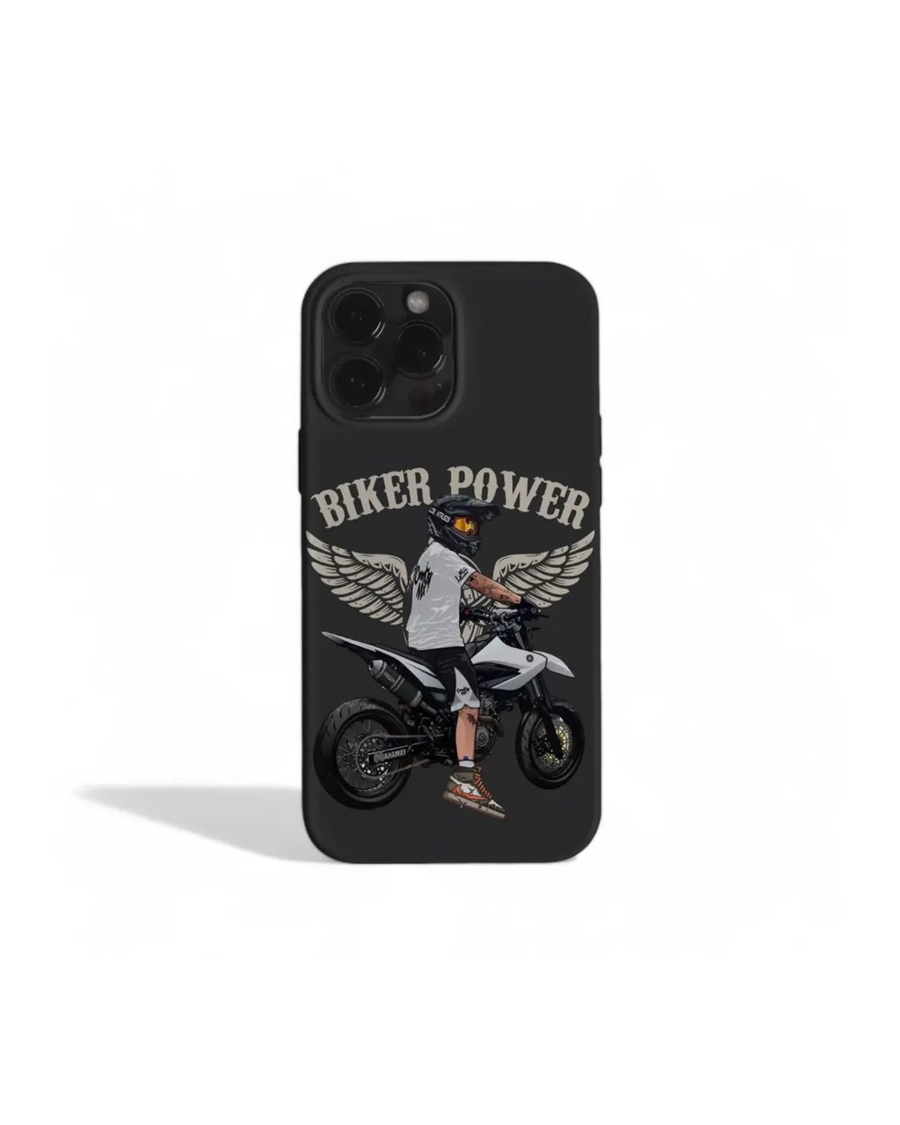 Biker Power Cross Lover Black Case telefon kılıfı