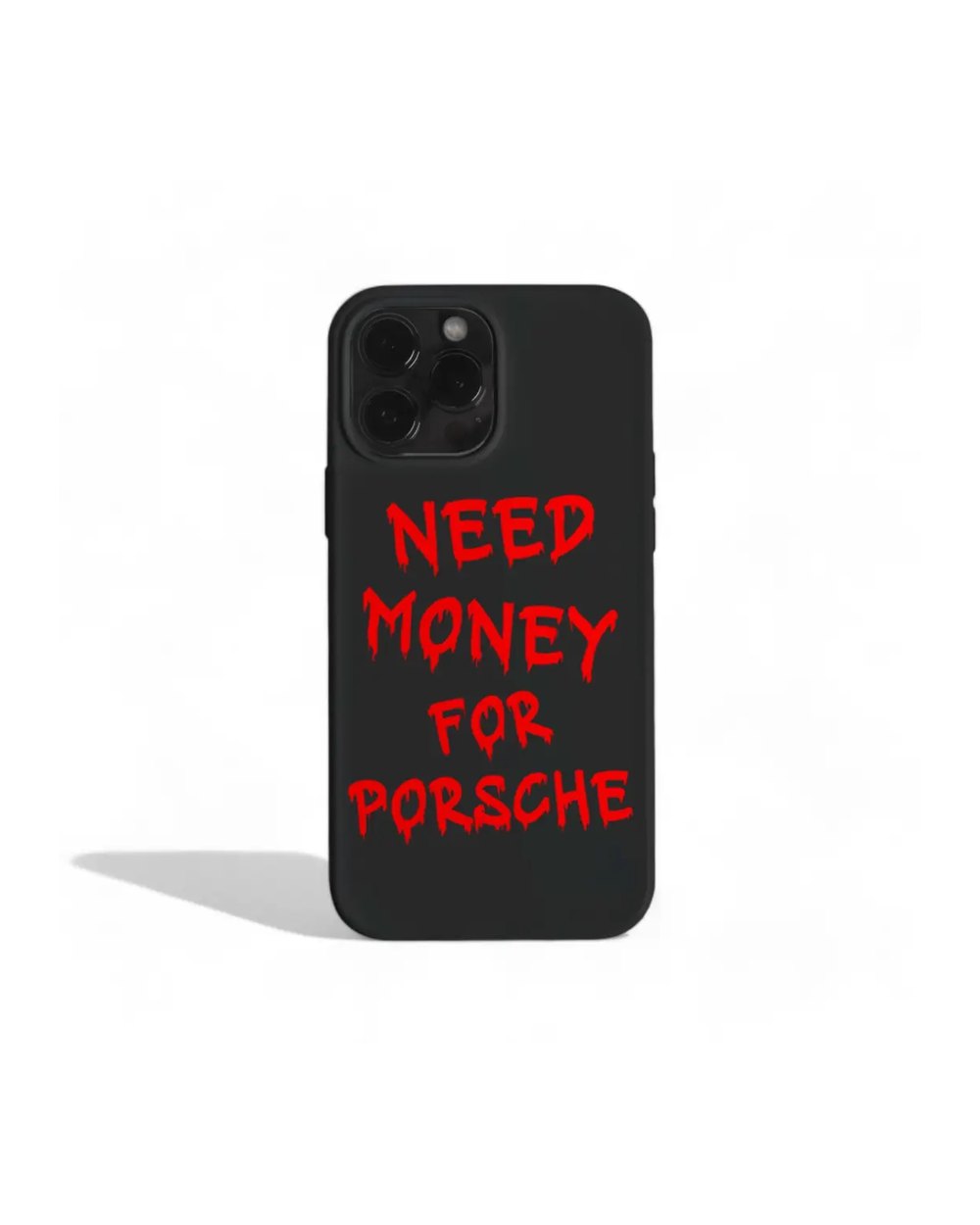 CAR | Need Money For Porsche Red On Black telefon kılıfı