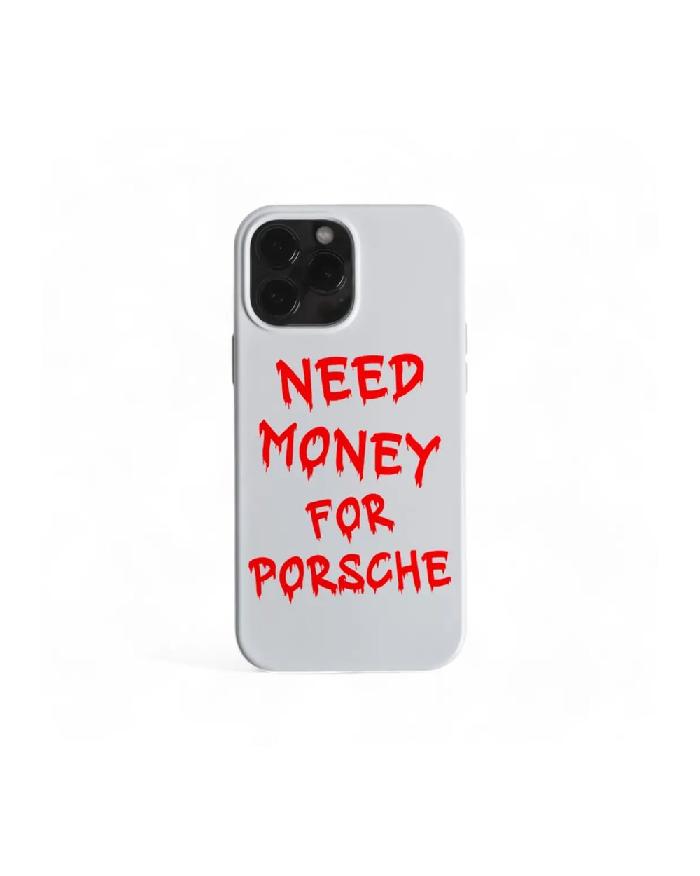 CAR | Need Money For Porsche Red On White telefon kılıfı