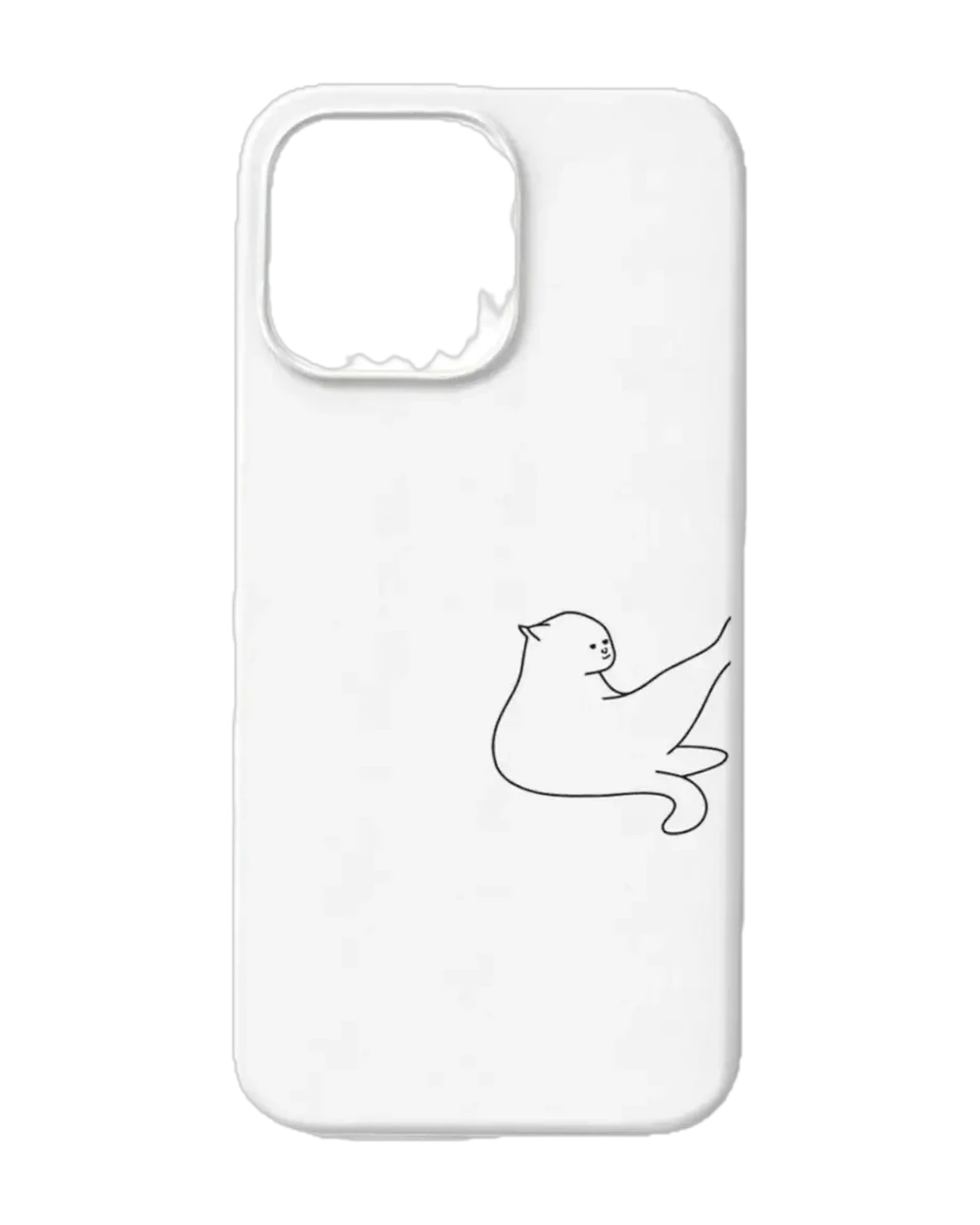 Cat Love White Couple Case telefon kılıfı