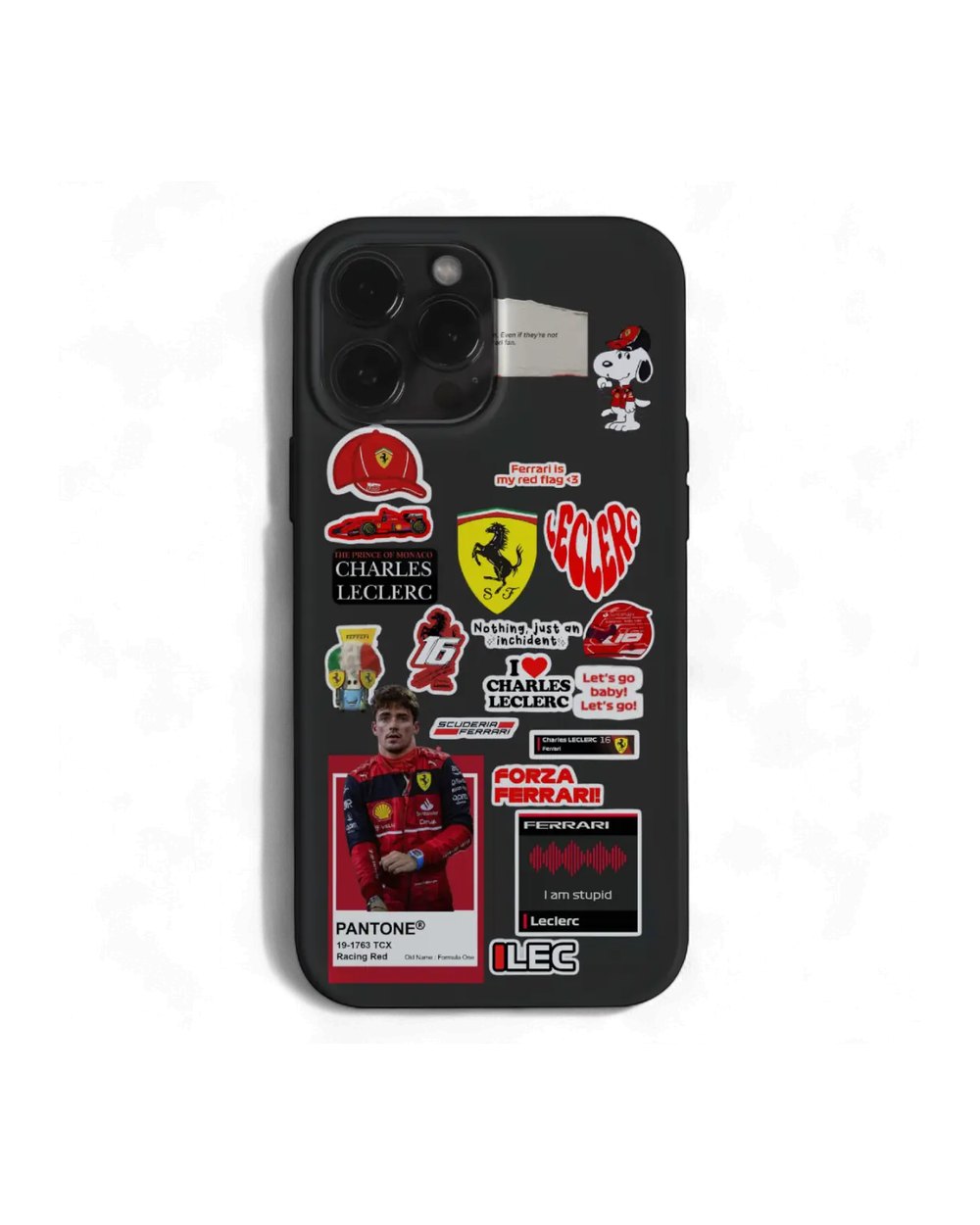 F1 | I LOVE CHARLES LECLERC BLACK telefon kılıfı