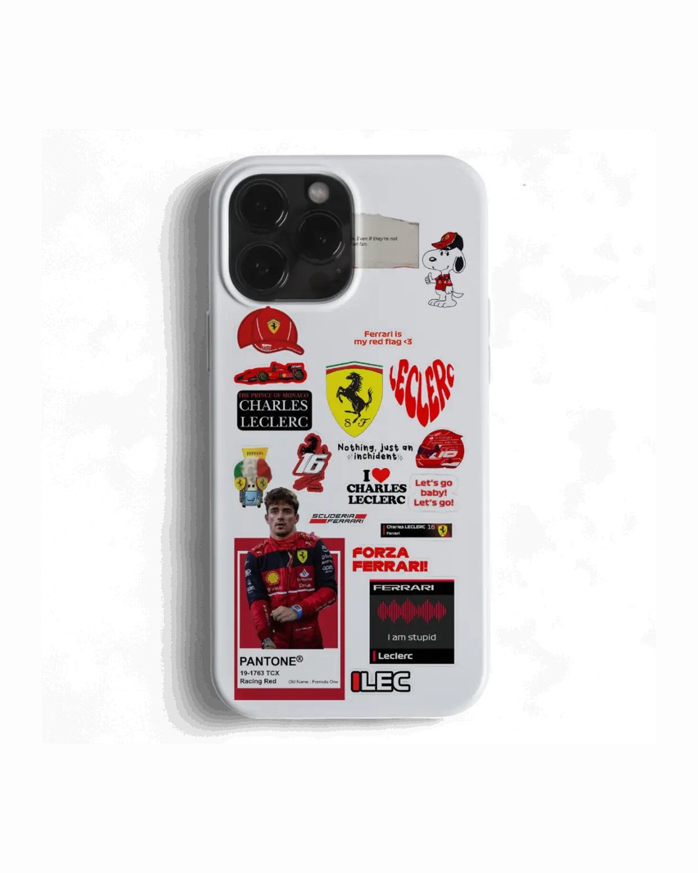 F1 | I LOVE CHARLES LECLERC telefon kılıfı