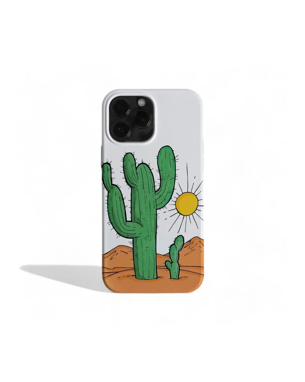 Kaktüs White Case telefon kılıfı