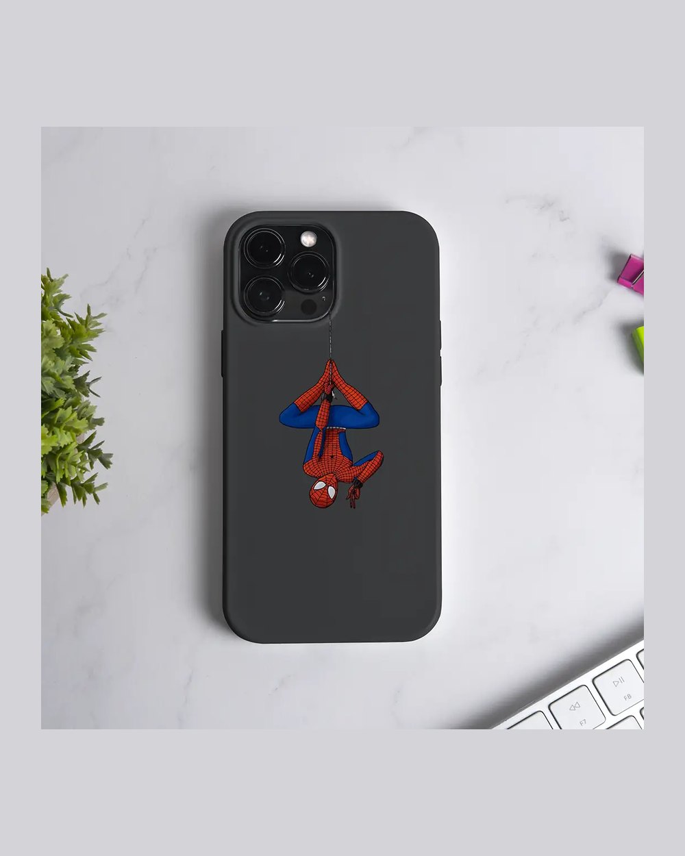 MARVEL | Spider-Man Siyah Case telefon kılıfı
