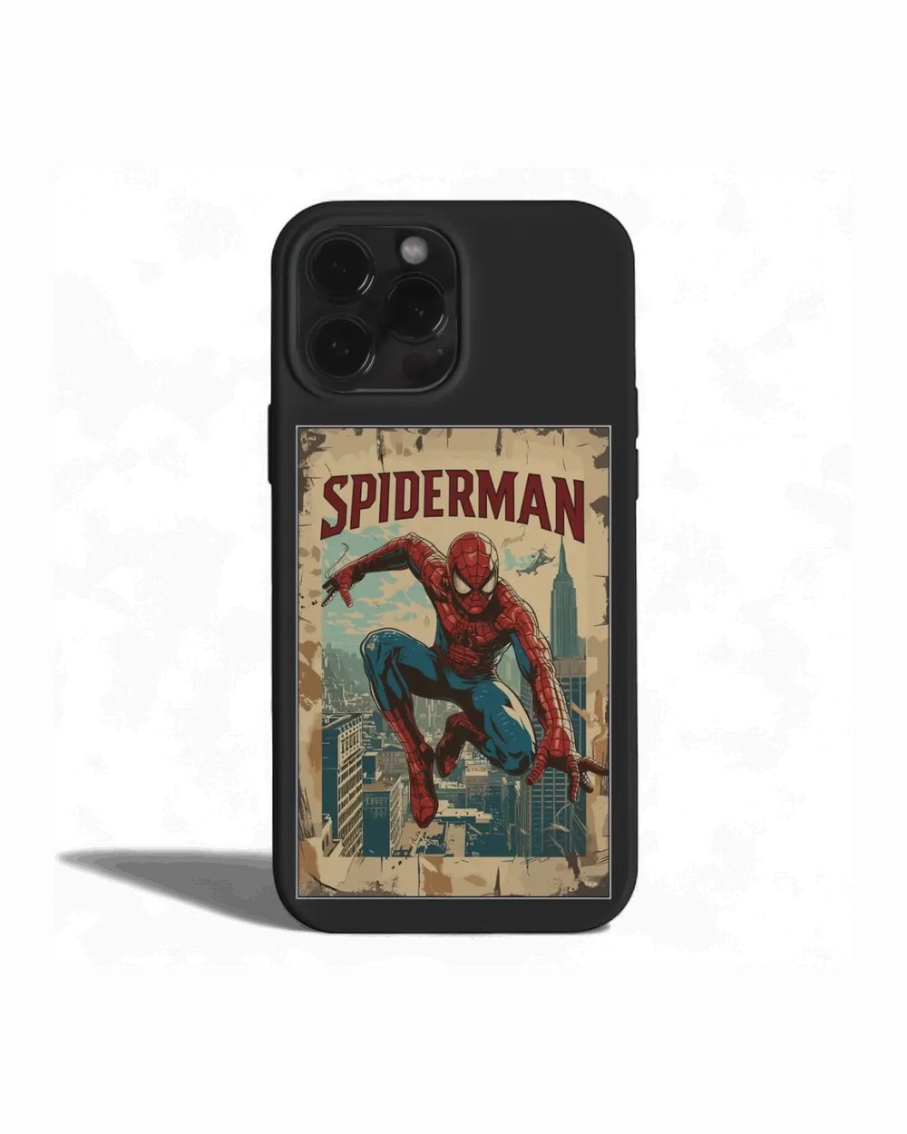 MARVEL | SPIDER TOWERS BLACK telefon kılıfı