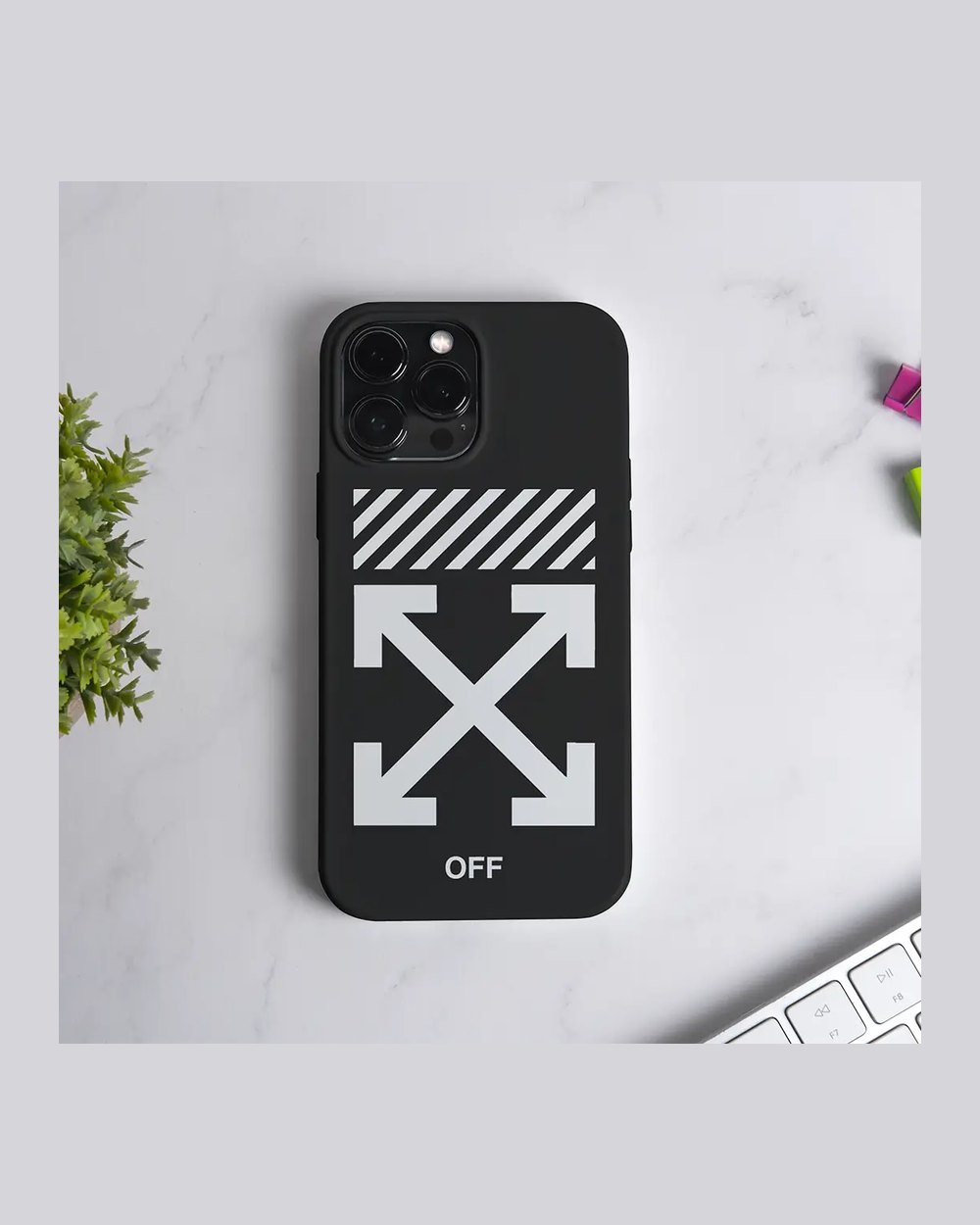 Off Black Case Case telefon kılıfı