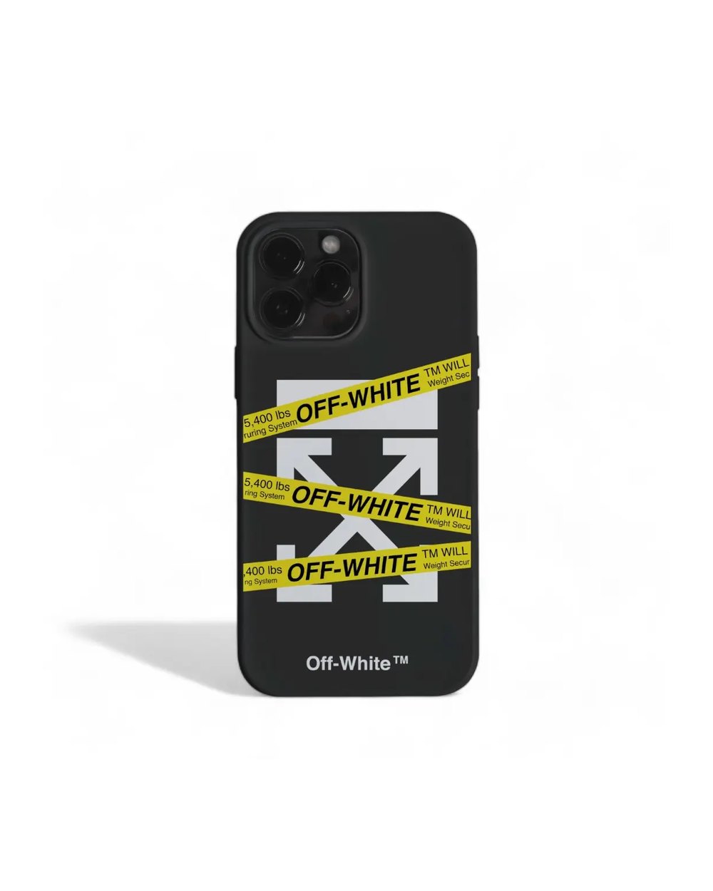 Off-White Şerit telefon kılıfı