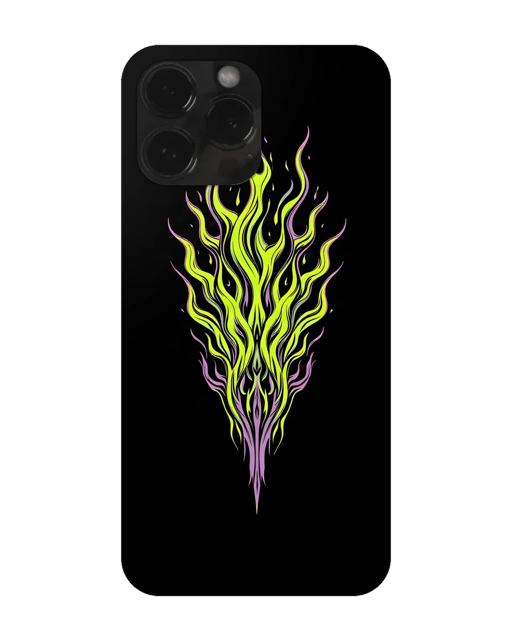 Alev Neon Yeşil Case telefon kılıfı