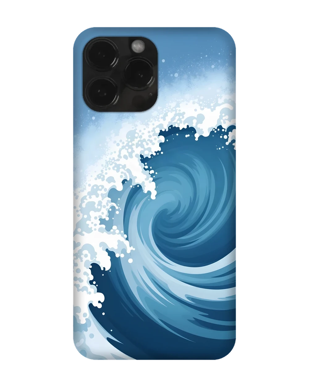 Sea Wave Blue Case telefon kılıfı