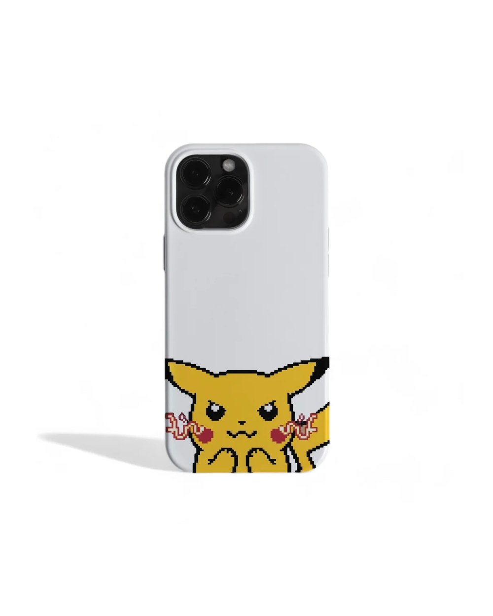 Pikachu White Case telefon kılıfı