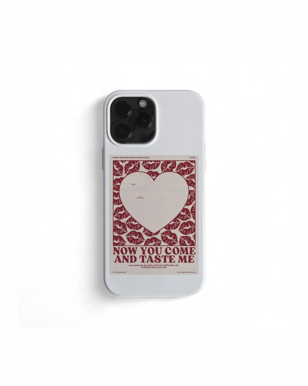 Taste Me White Case telefon kılıfı