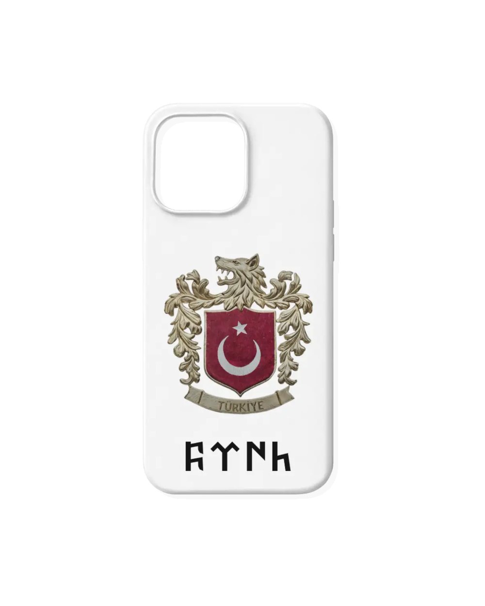 Türk Arma White Case telefon kılıfı